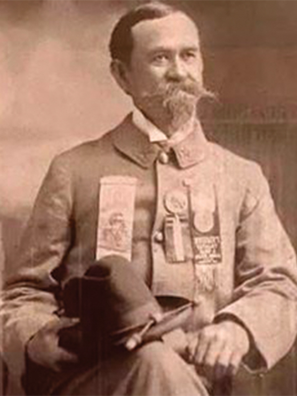 ‘General’ David Bailey Freeman in later years. (Davis E. McCollum collection photo)